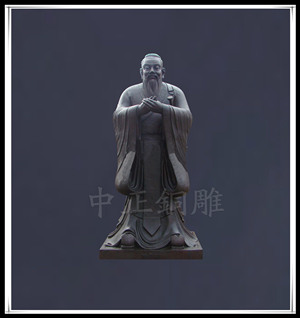 銅孔子像