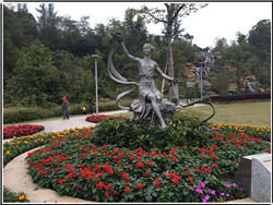 公園女神銅像