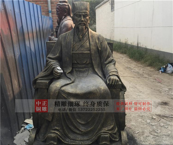 定做諸葛亮銅像