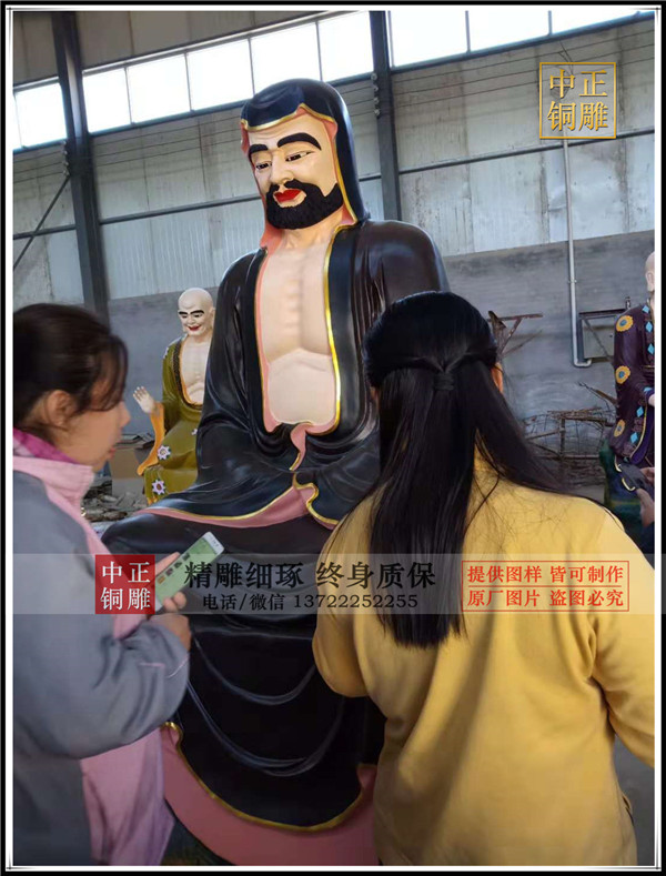 十八羅漢銅像 十八羅漢銅像