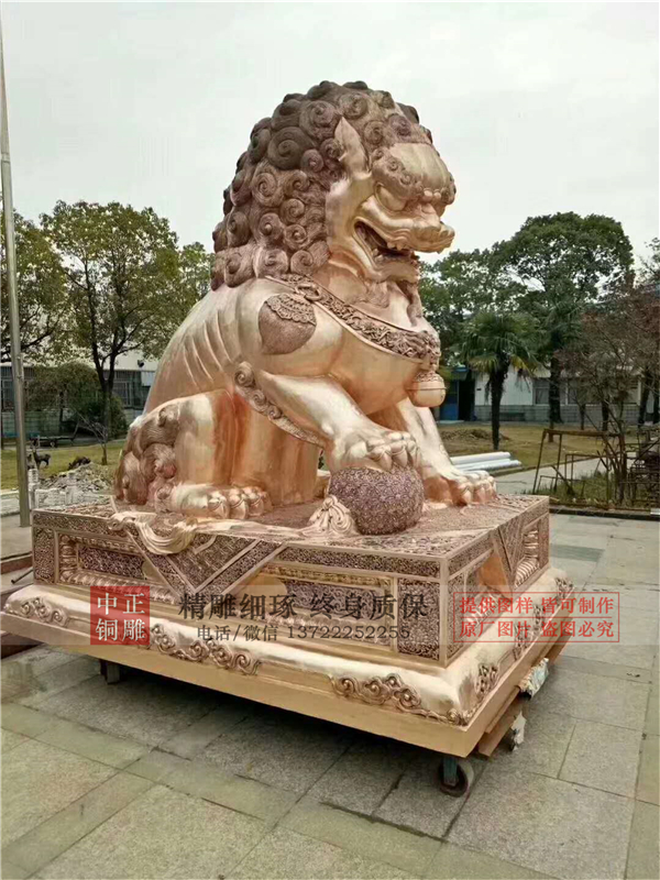 鑄銅獅子價格