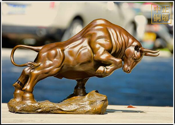 定做5米銅牛雕塑