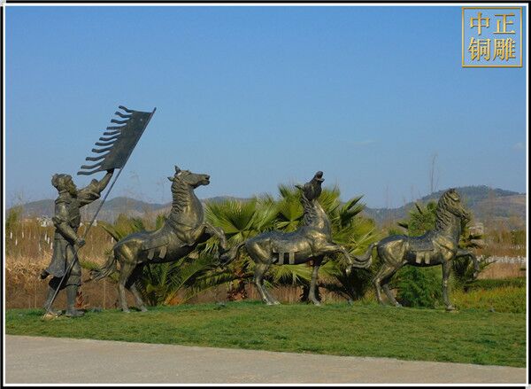 澄江銅馬圖片