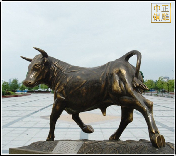 大型銅雕牛定制