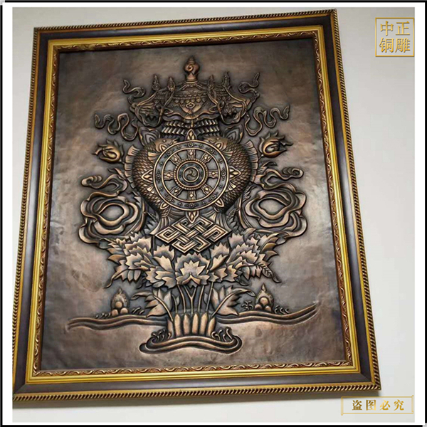 加工黃銅浮雕壁畫(huà)
