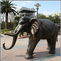 大型招財銅大象