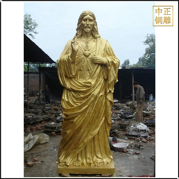 大型西方耶穌人物銅雕塑