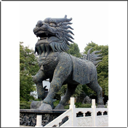 1.5米銅麒麟定做