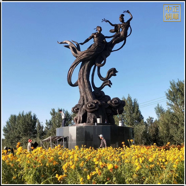 3園林鳳凰於飛銅雕塑鑄造.jpg 3園林鳳凰於飛銅雕塑鑄造.jpg