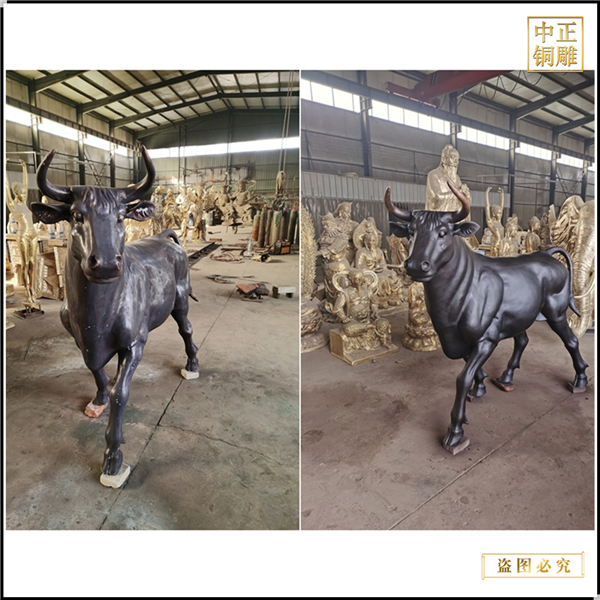大型銅牛雕塑定做