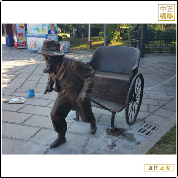 車夫人物雕塑鑄造廠