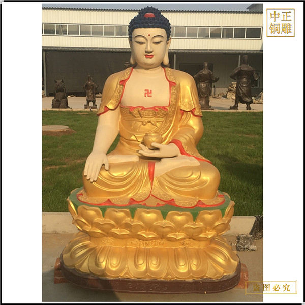 銷售彩繪釋迦牟尼佛像