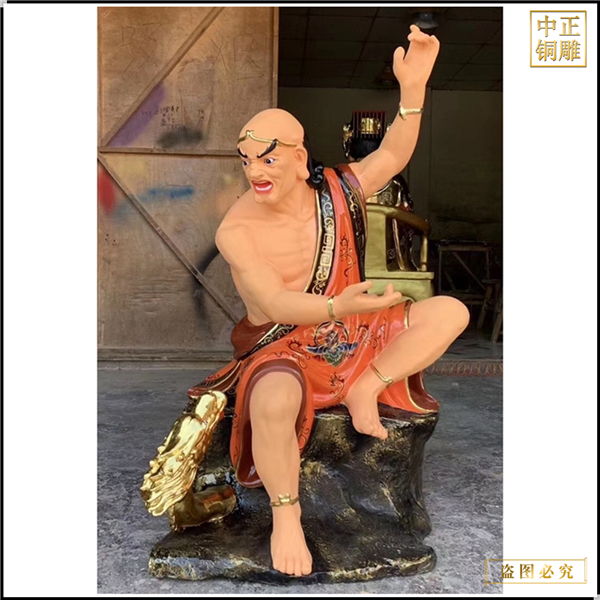 彩繪十八羅漢銅佛像銷售價(jià)格