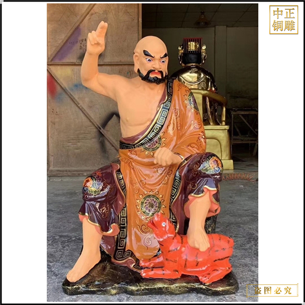 純銅十八羅漢金身佛像