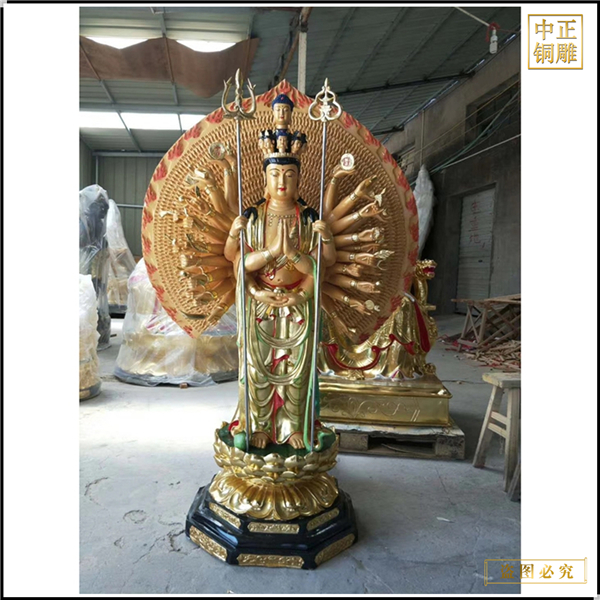 供應千手觀音菩薩銅像