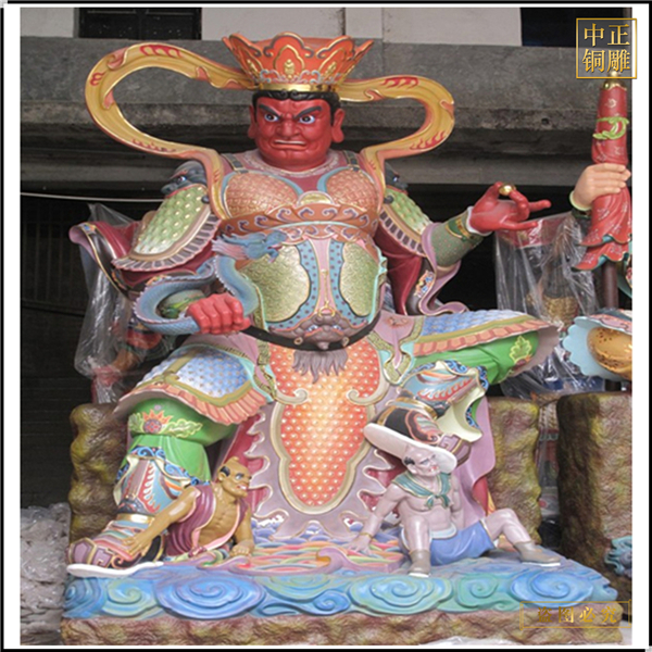 四大神像銅雕塑鑄造