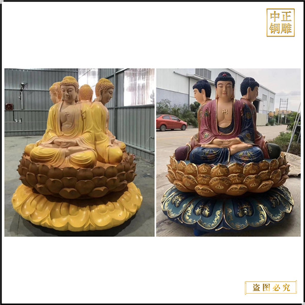 彩繪釋迦牟尼佛銅像報價